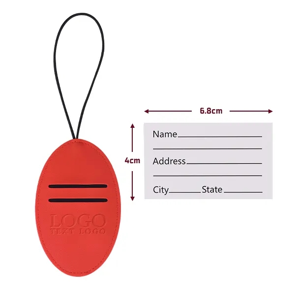Vegan Leather Luggage Tags 21