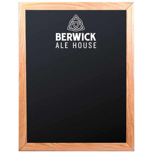 Wall Oak Frame Wet-Erase Board 18"w x 24"h