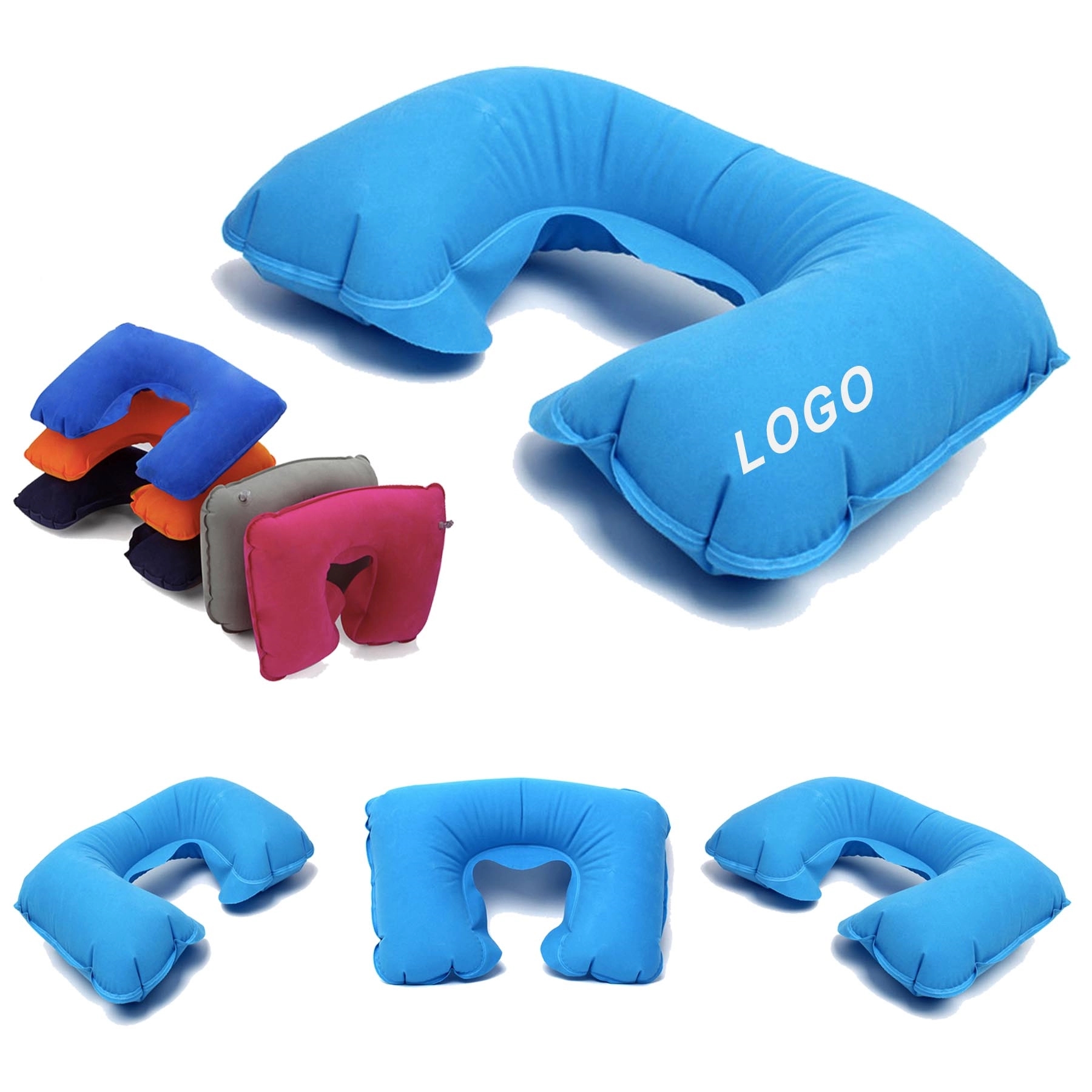 U Shape Travel Inflatable Neck Pillow 2