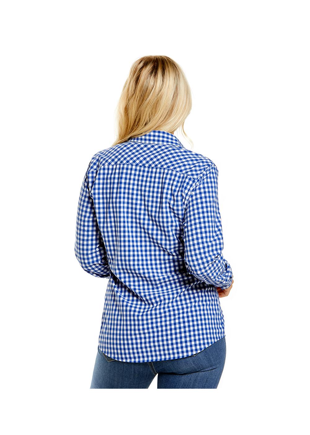 Storm Creek Women's Influencer 4-Way Stretch Gingham Woven Shirt 4