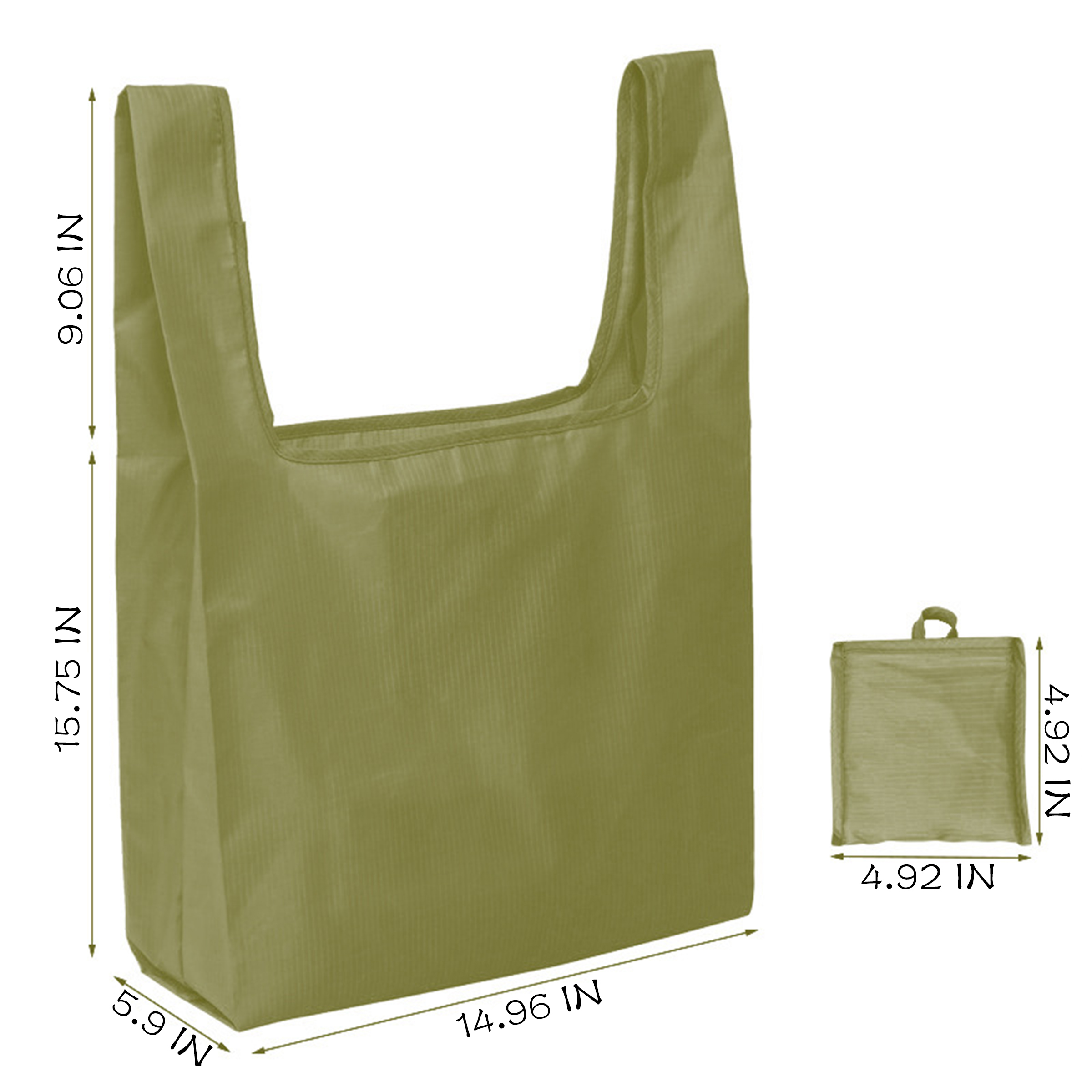 Polyester Foldable Recycling Plastic Bag 6