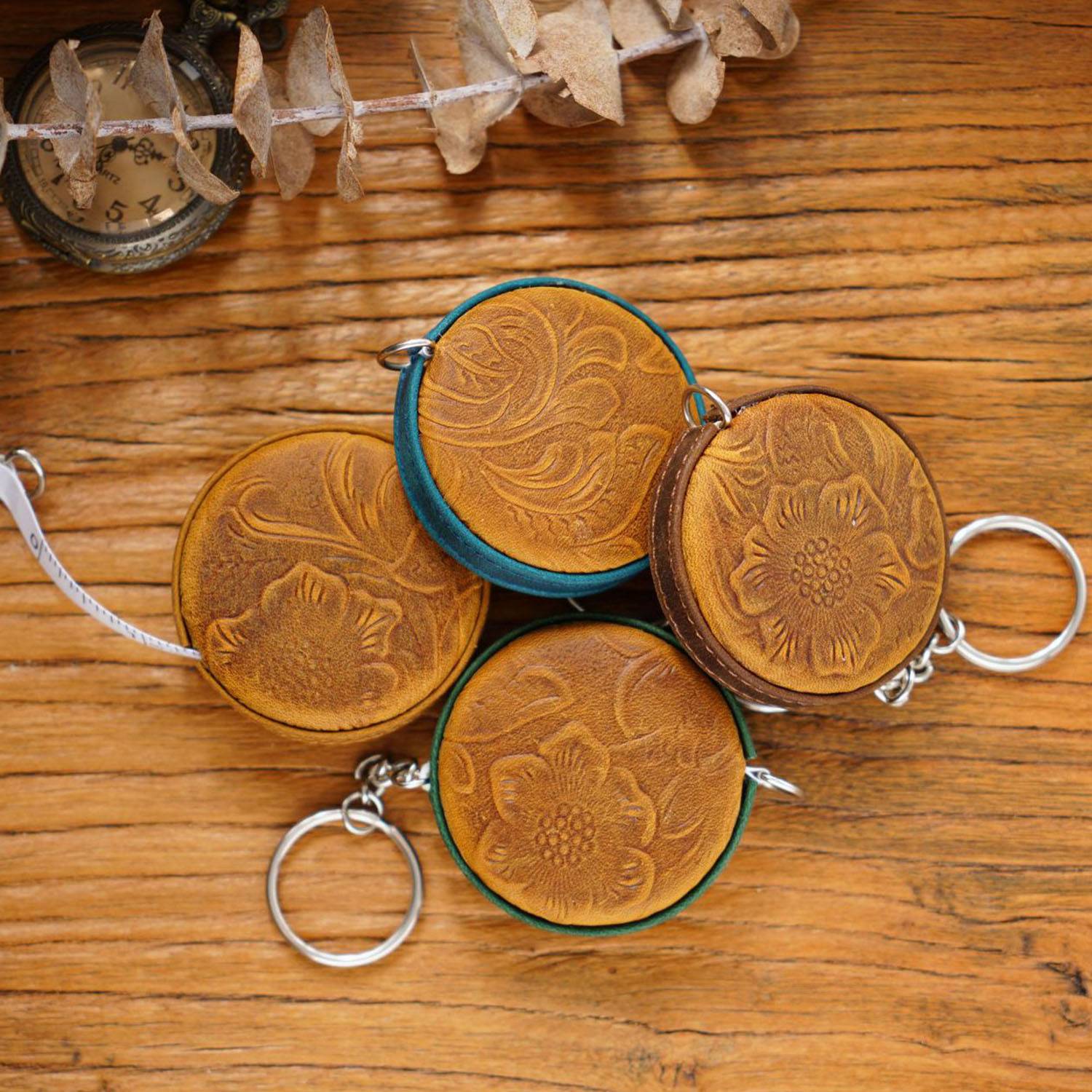 Leather Ruler Roll Tape Measure 5