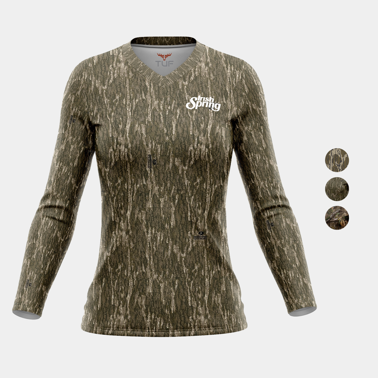 Mossy Oak® Women's 4.4 oz. Polyester Interlock Long Sleeve T-Shirt 3