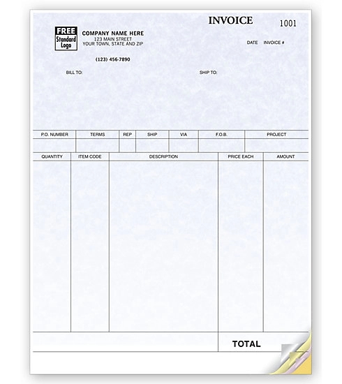 Product Invoices, Laser, Parchment 1