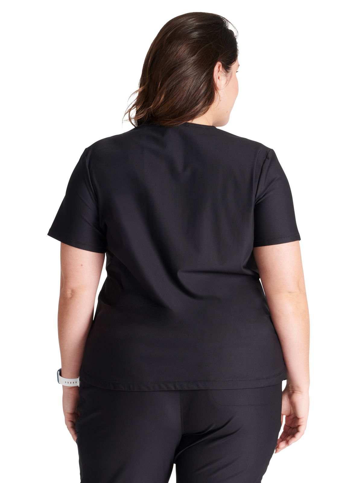 Cherokee - Form - Women's 2-Pocket Contemporary V-Neck Top 4