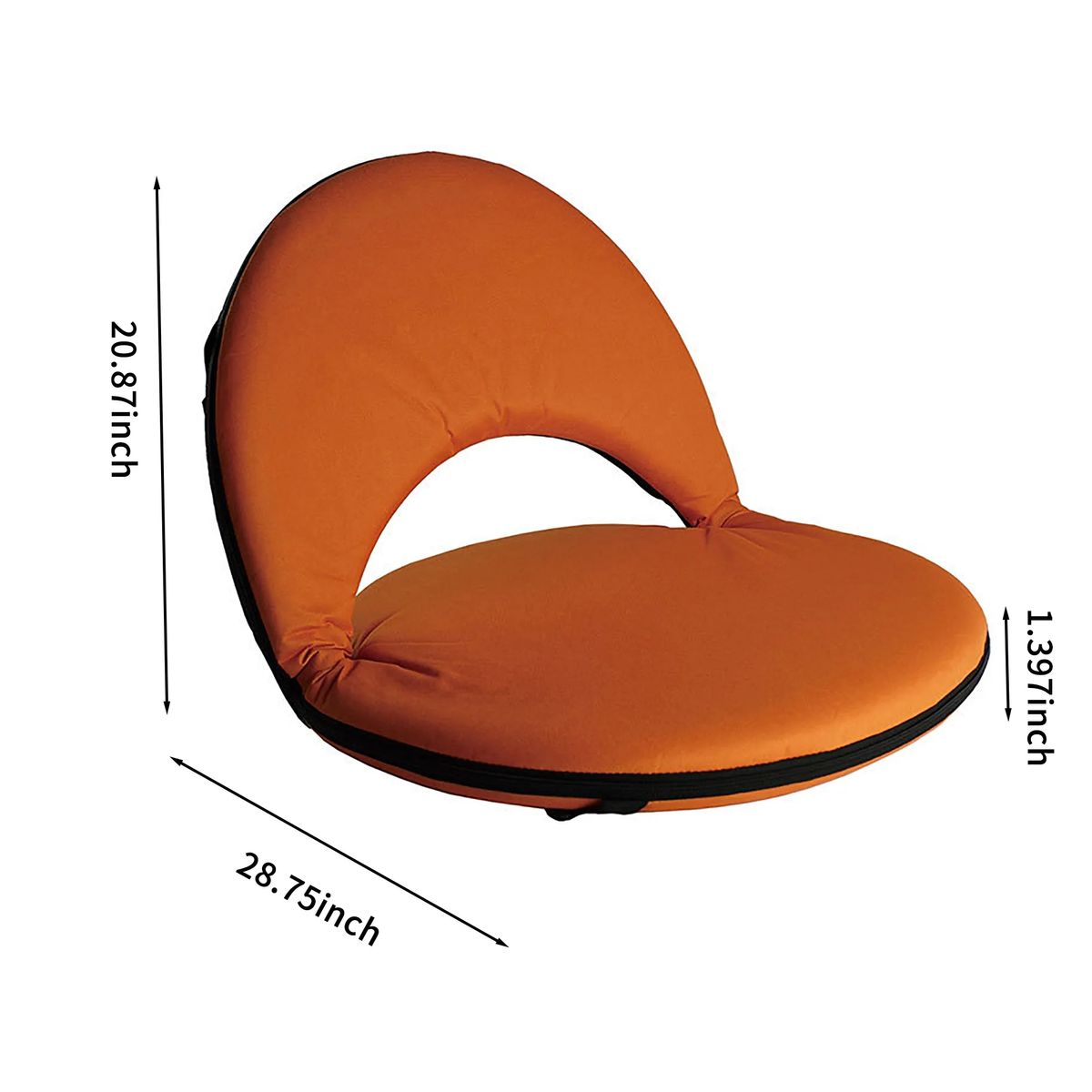Stadium Seat with Adjustable Backrest for Outdoor Games 1