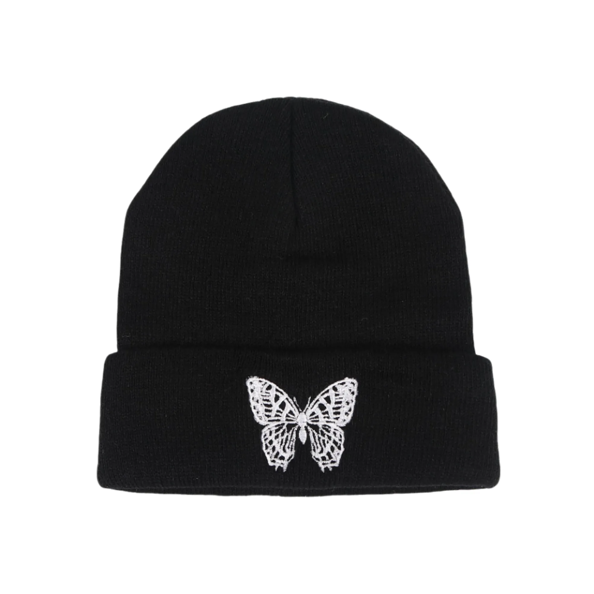 Embroidered Knitted Beanie 11