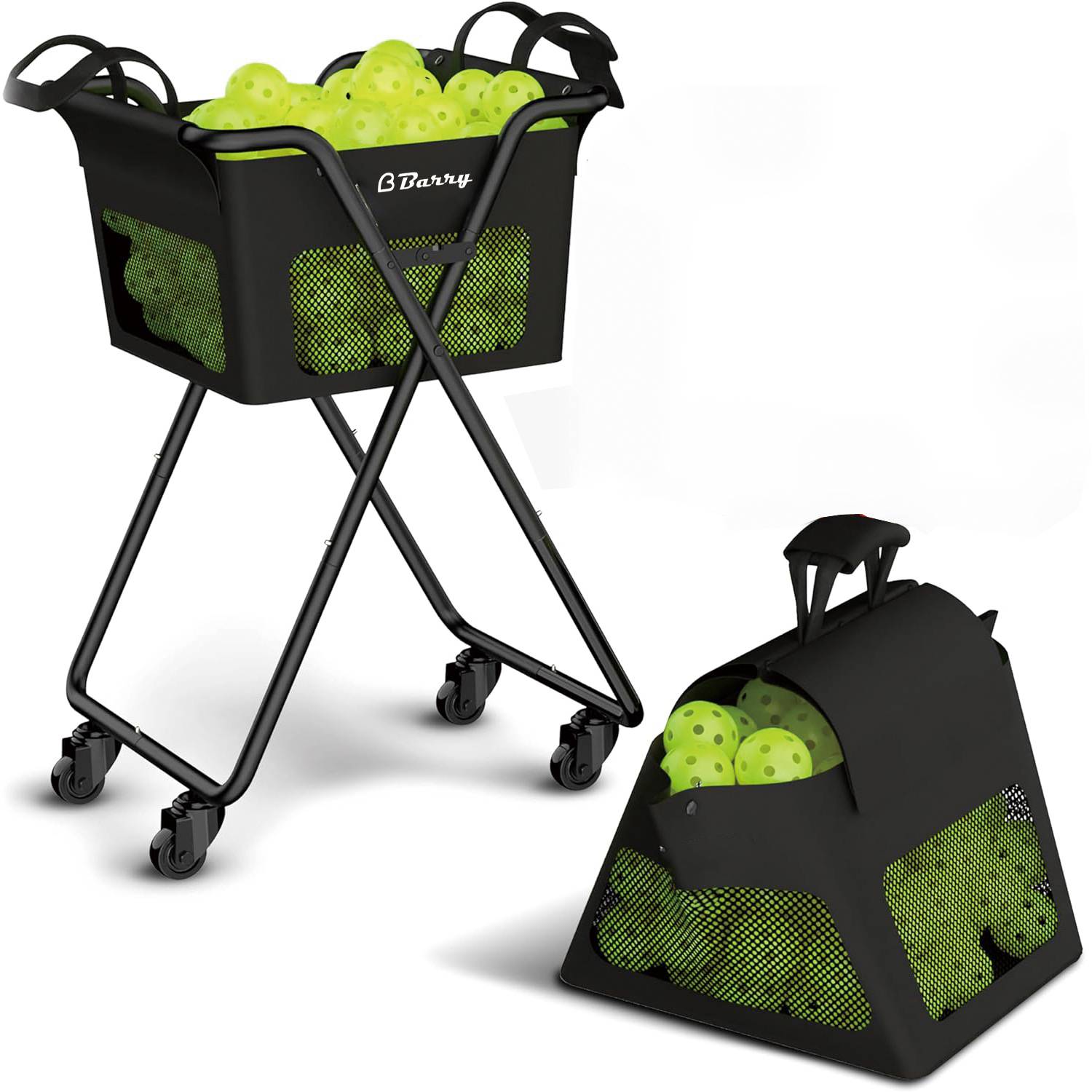 Portable Tennis & Pickleball Coaching Cart 3