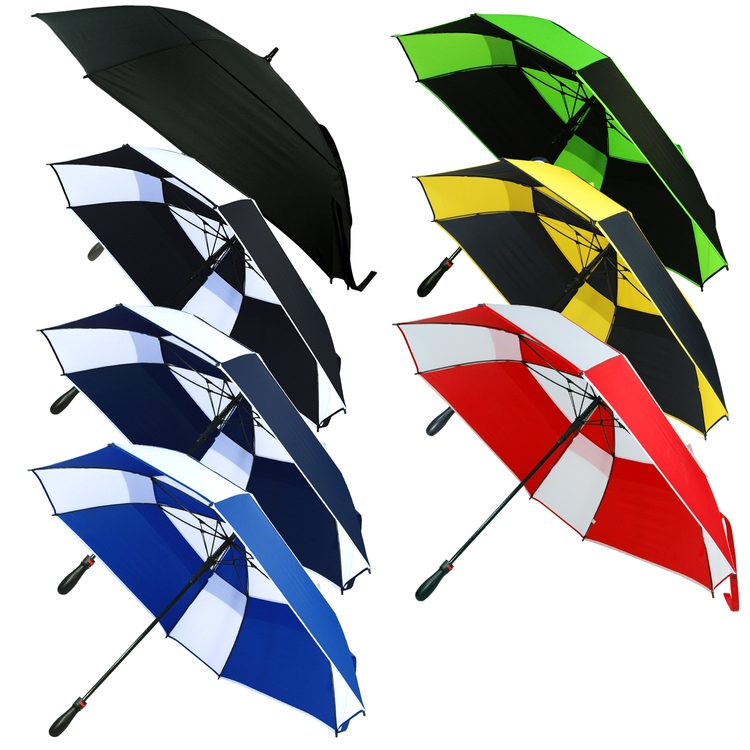 61" Auto Open Wind Proof Heavy Duty Square Golf Umbrella 1