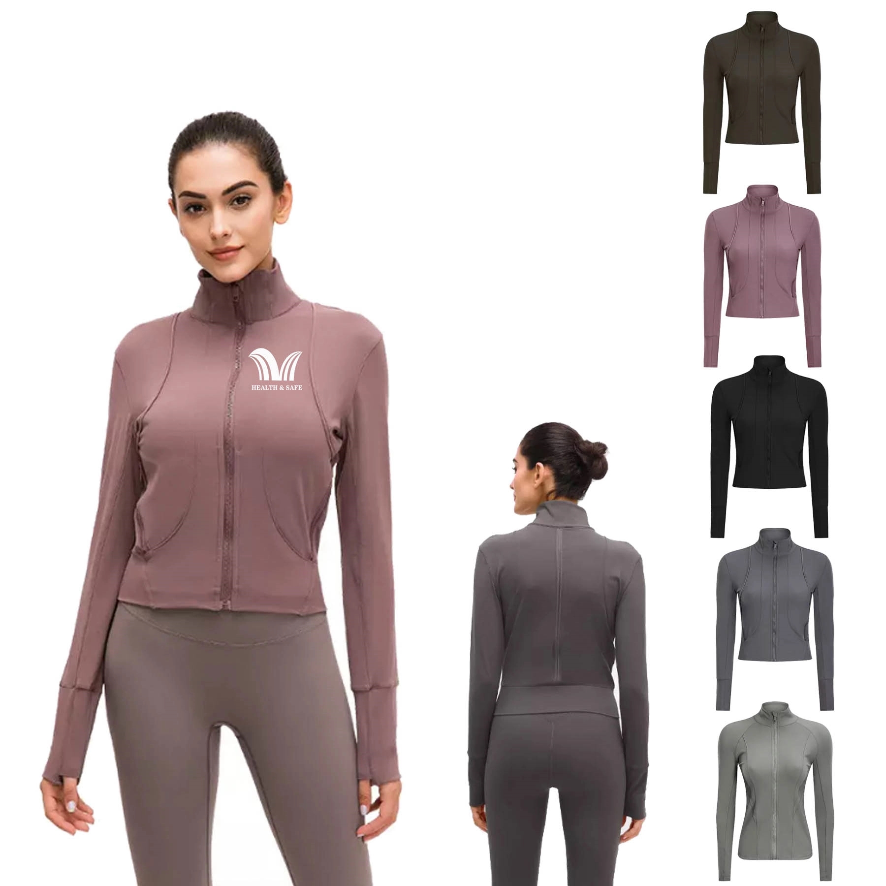 Women's Full Zip-up Yoga Jacket 2