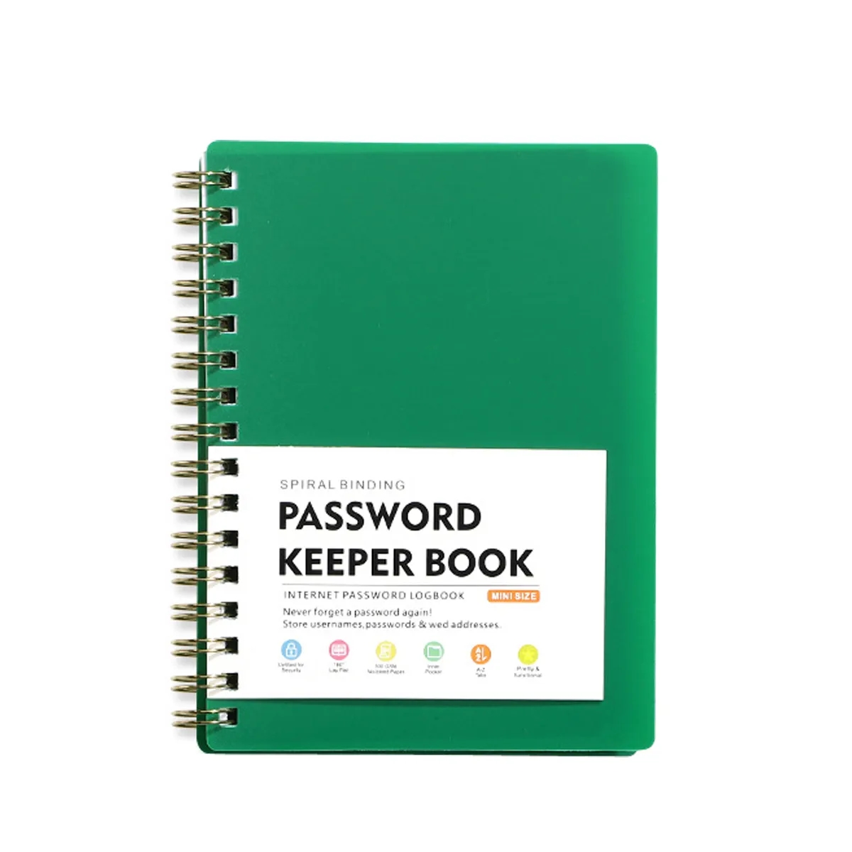 A6 Password Book With Alphabetical Tabs 4