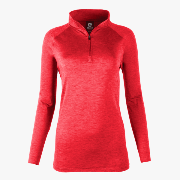 #L216 / Imperial Space Dye Women's Long Sleeve 1/4 Zip 1