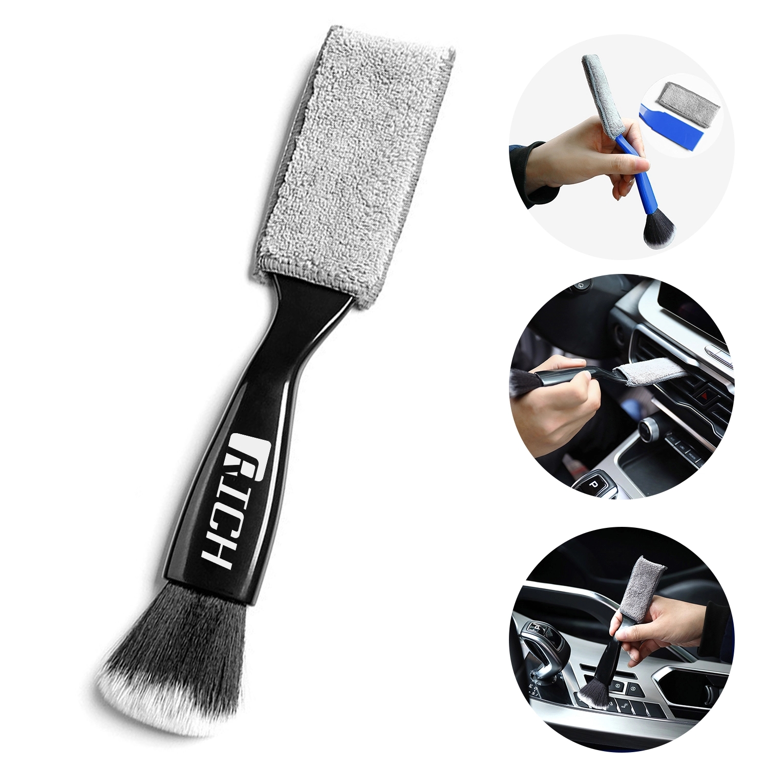 Double Ended Car Interior Cleaning Brush 10