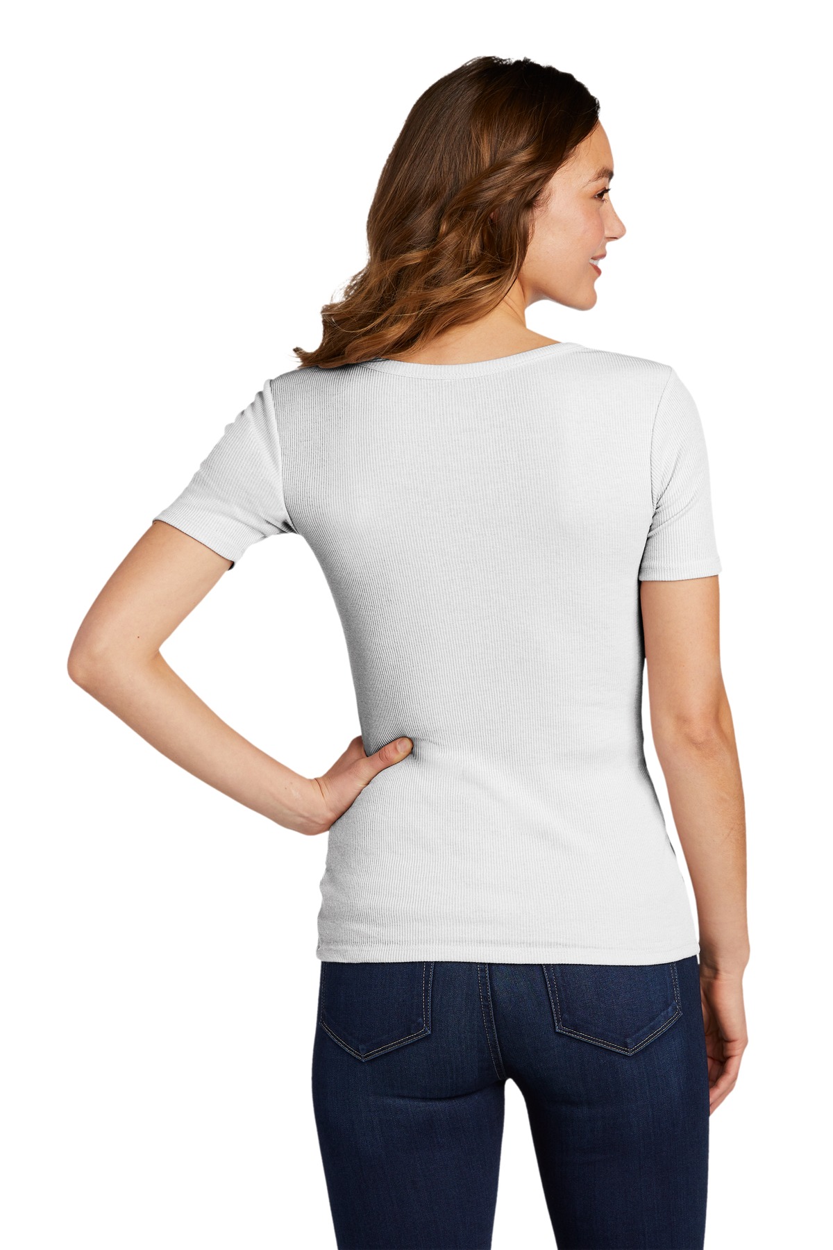 District® Women's V.I.T. Rib Scoop Neck Tee 18