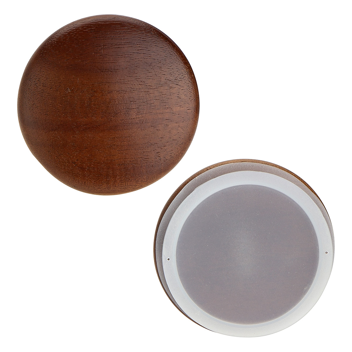 Adriano 12 oz Double-wall Ceramic Tumbler with Wood Lid 5