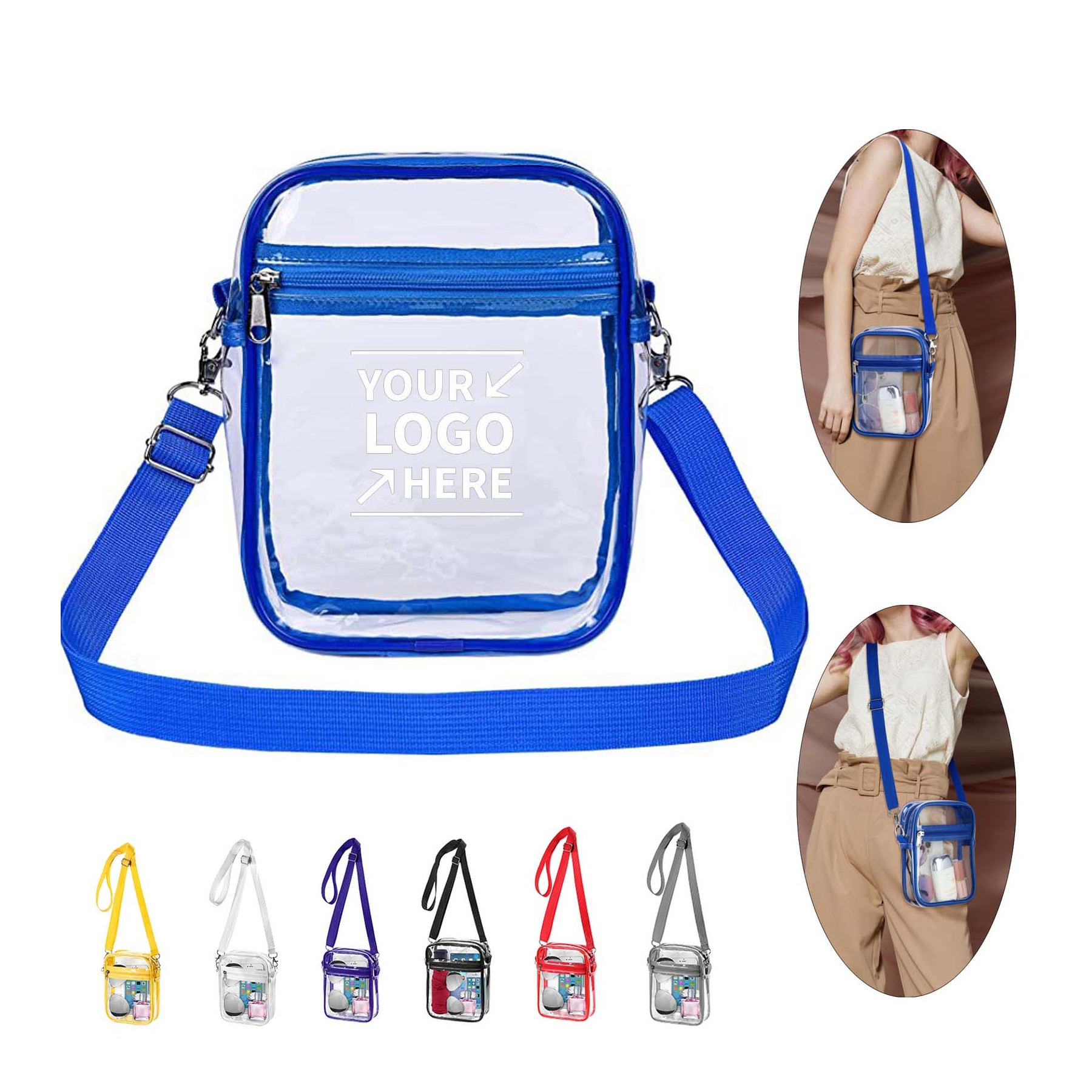 Clear Crossbody Purse Bag
