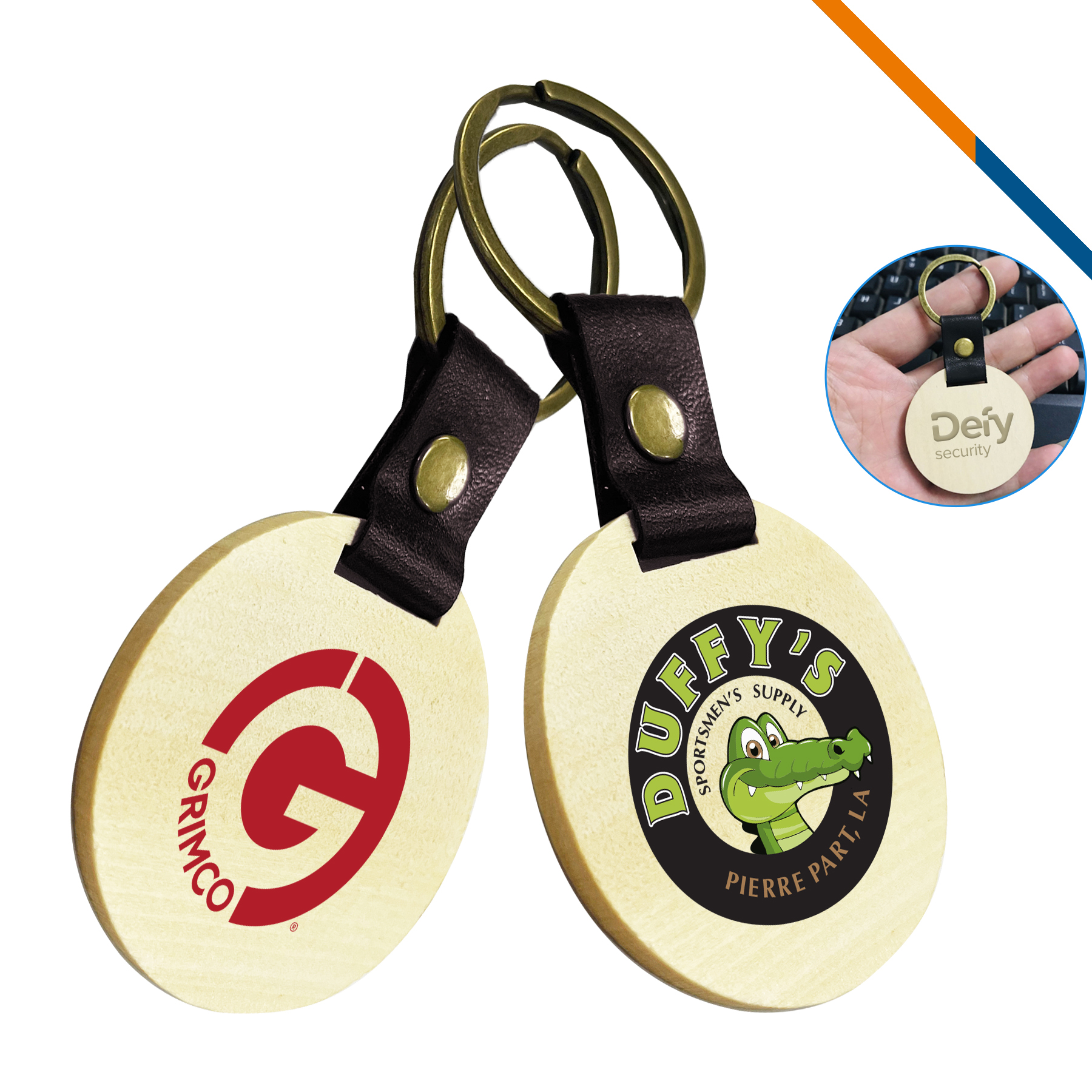 Katla Wooden Key Chain 2