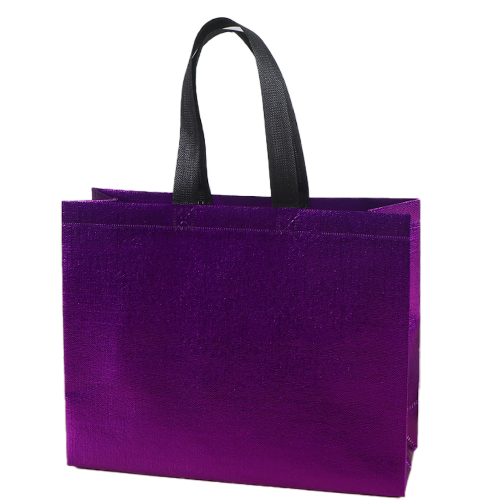 Custom Reusable Laser Lamination Sparkle Gift Tote Bags 2