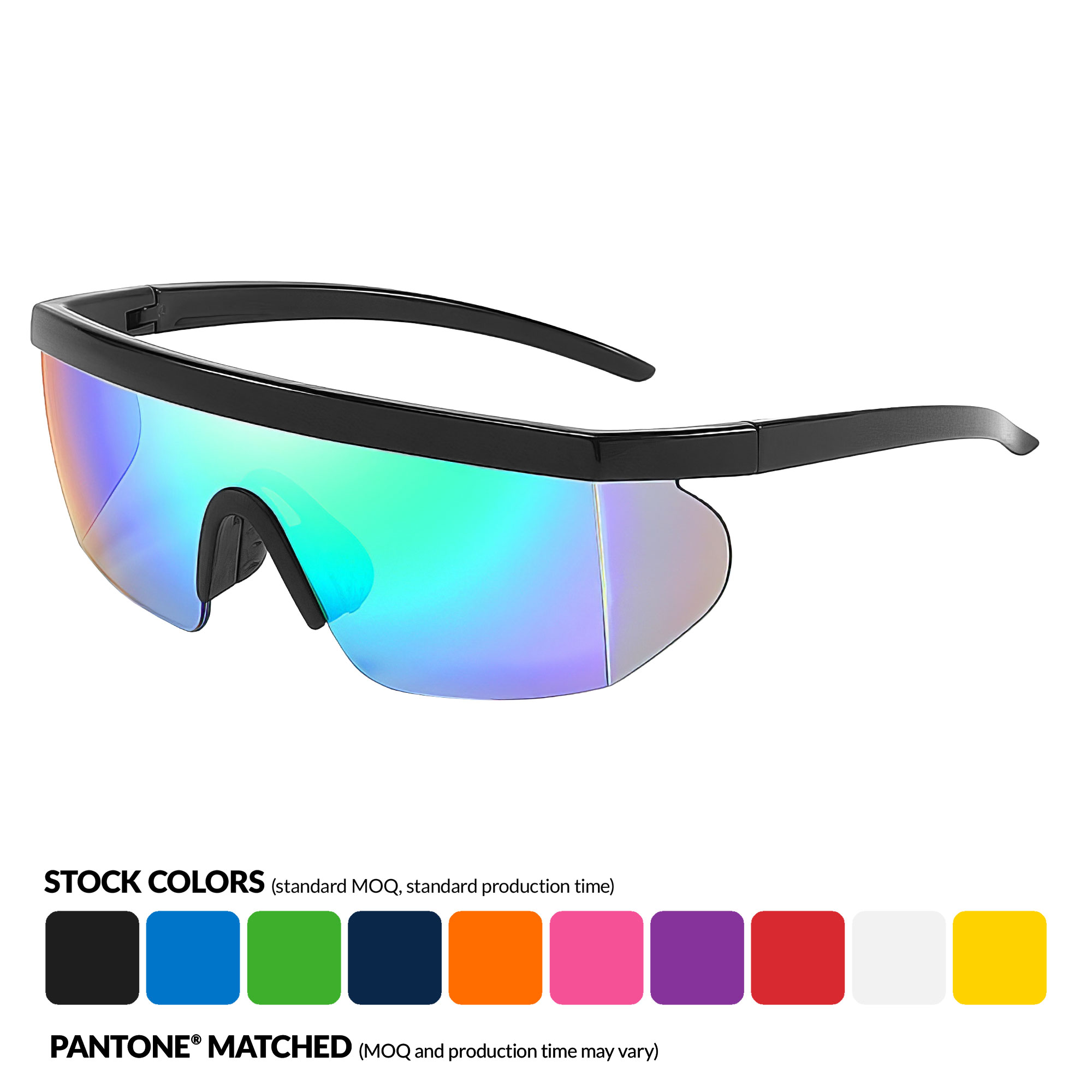 Sport Mask Mirror Sunglasses 11
