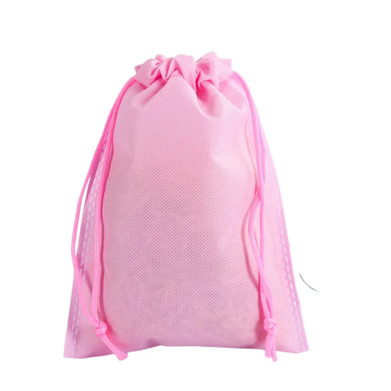 Foldable Non Woven Drawstring Sports Backpack 5