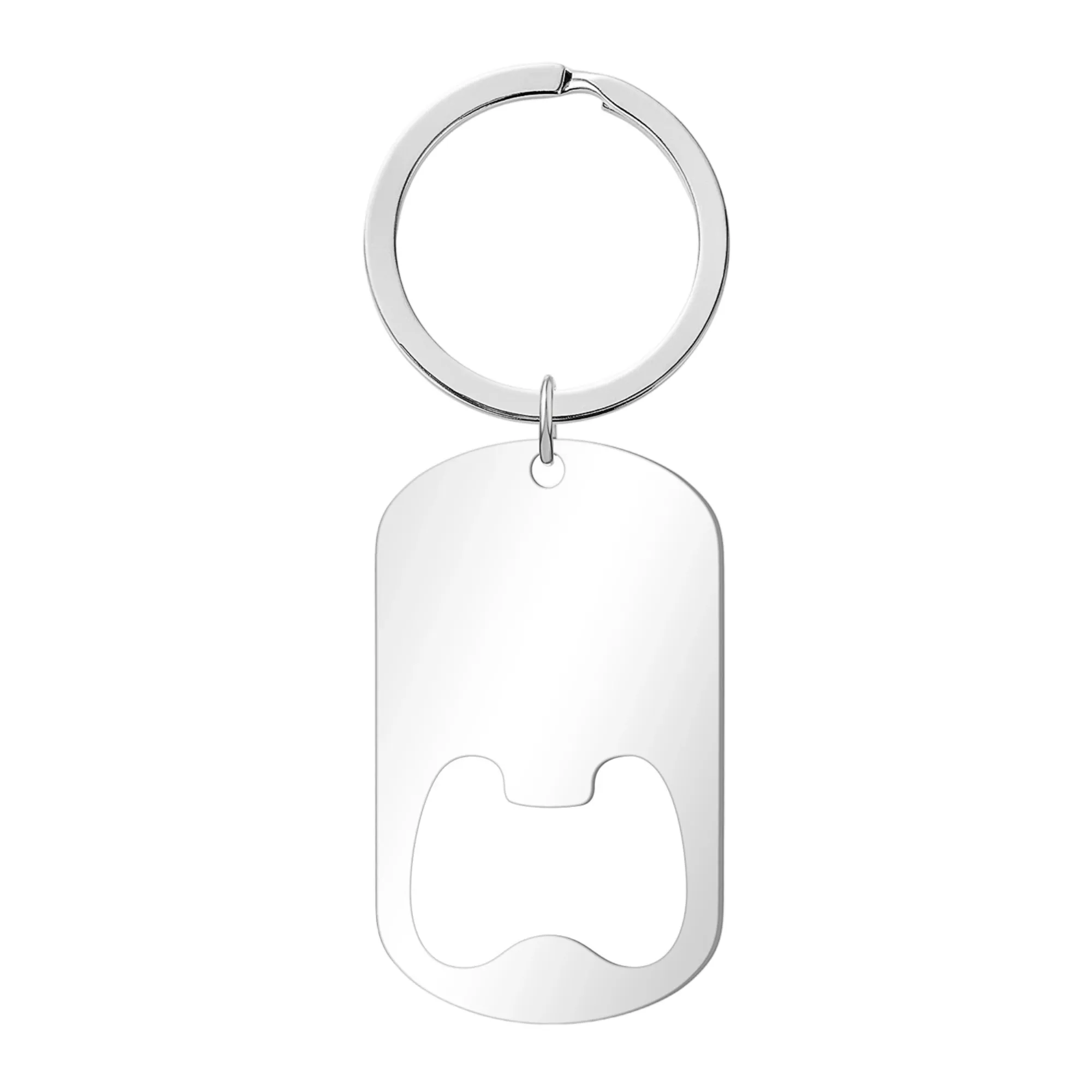 Metal Bottle Opener w/ Split KeyRing AttachmentProduct 4