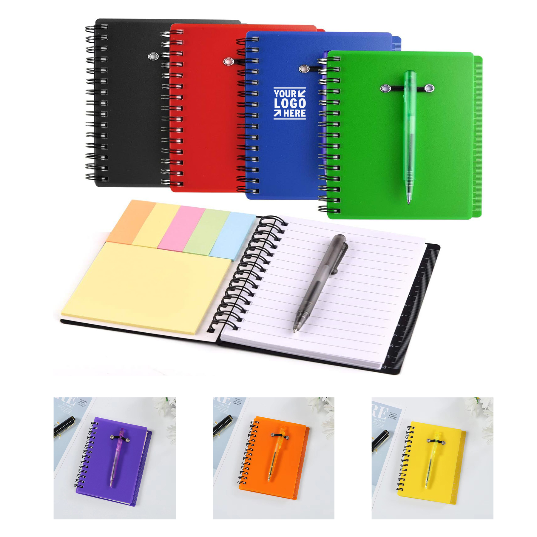 5.1" x 3.54" 60 Sheets Spiral Notebook 2