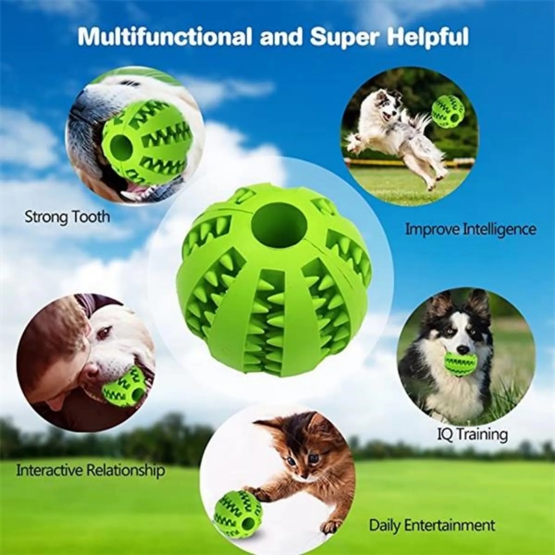 Nontoxic Durable Dog IQ Puzzle Chew Toys for Puppy Teething 2