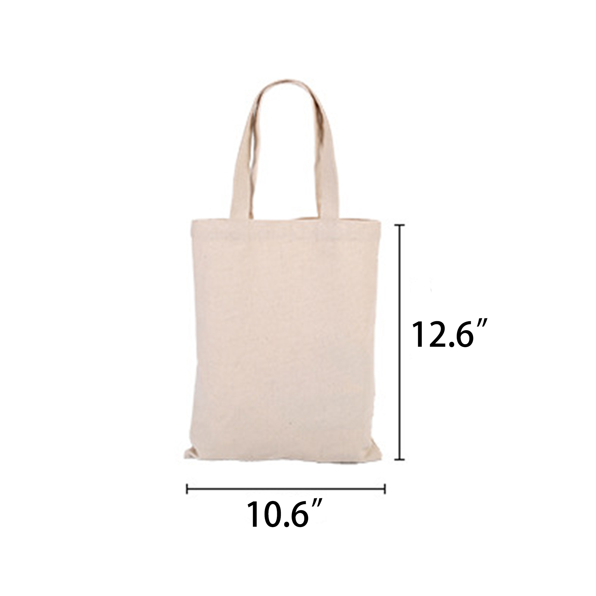 Poly-Cotton Tote Bag with Custom Print, custom tote bag with logo imprint 2