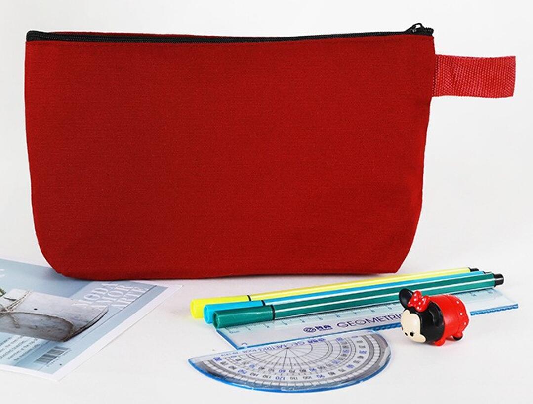 Canvas Pencil Case Makeup Bag 14