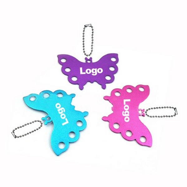 Butterfly Shape Metal Pet ID Tags Key Tag 2