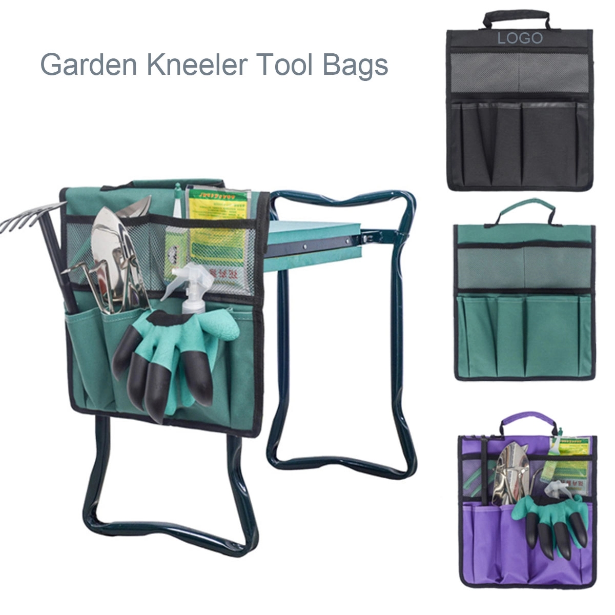 Gardening Storage Tote Kneeler Tool Bags 2
