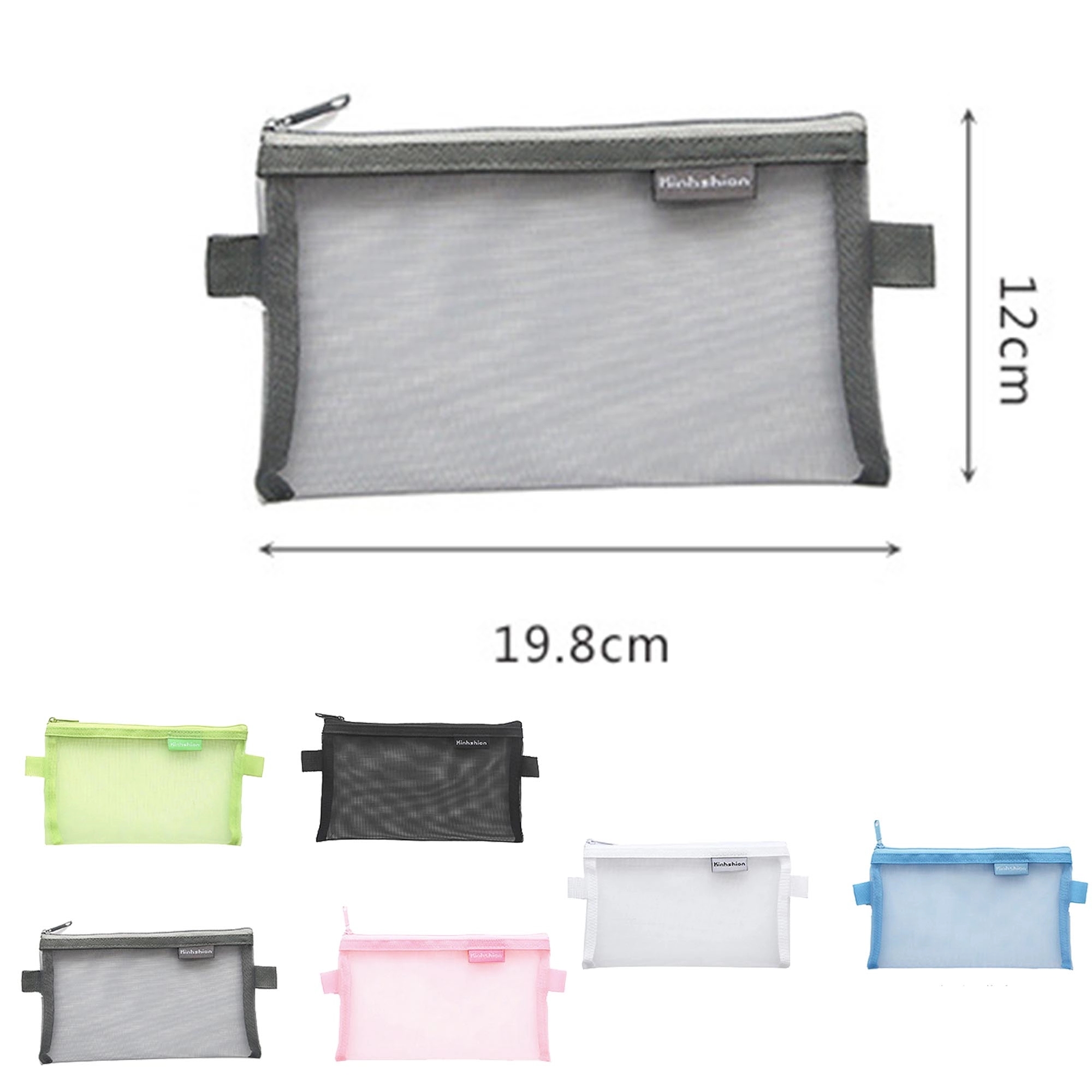 Transparent Zippered Stationary Pencil Bag 4