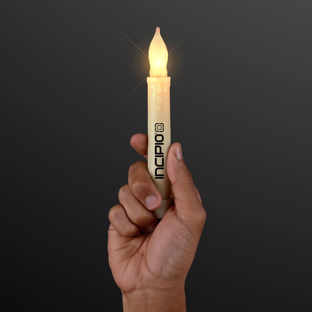 LED Taper Candles, Flickering Amber Light 2