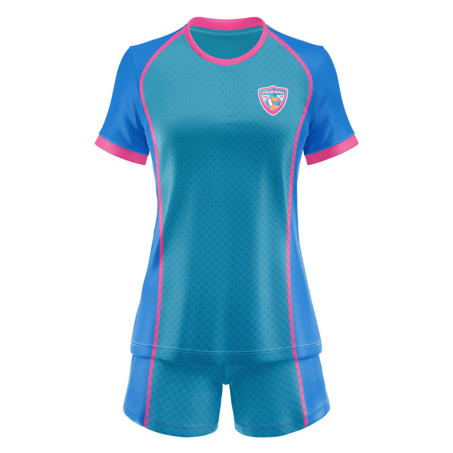 Women's Premium Sublimation Volleyball Set - Poly Interlock