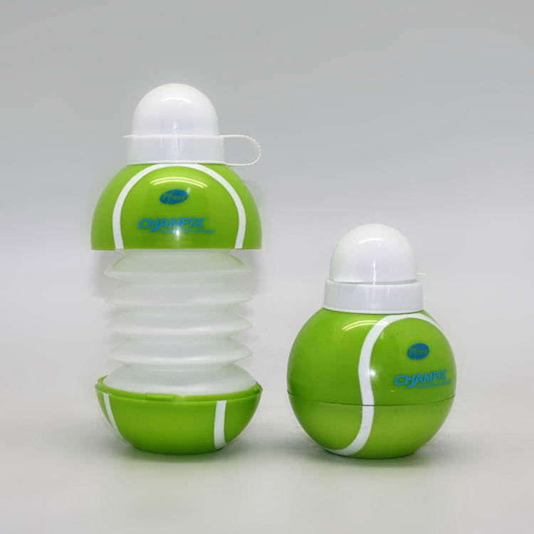 13 OZ Ball Shape Folding Water Bottle 1