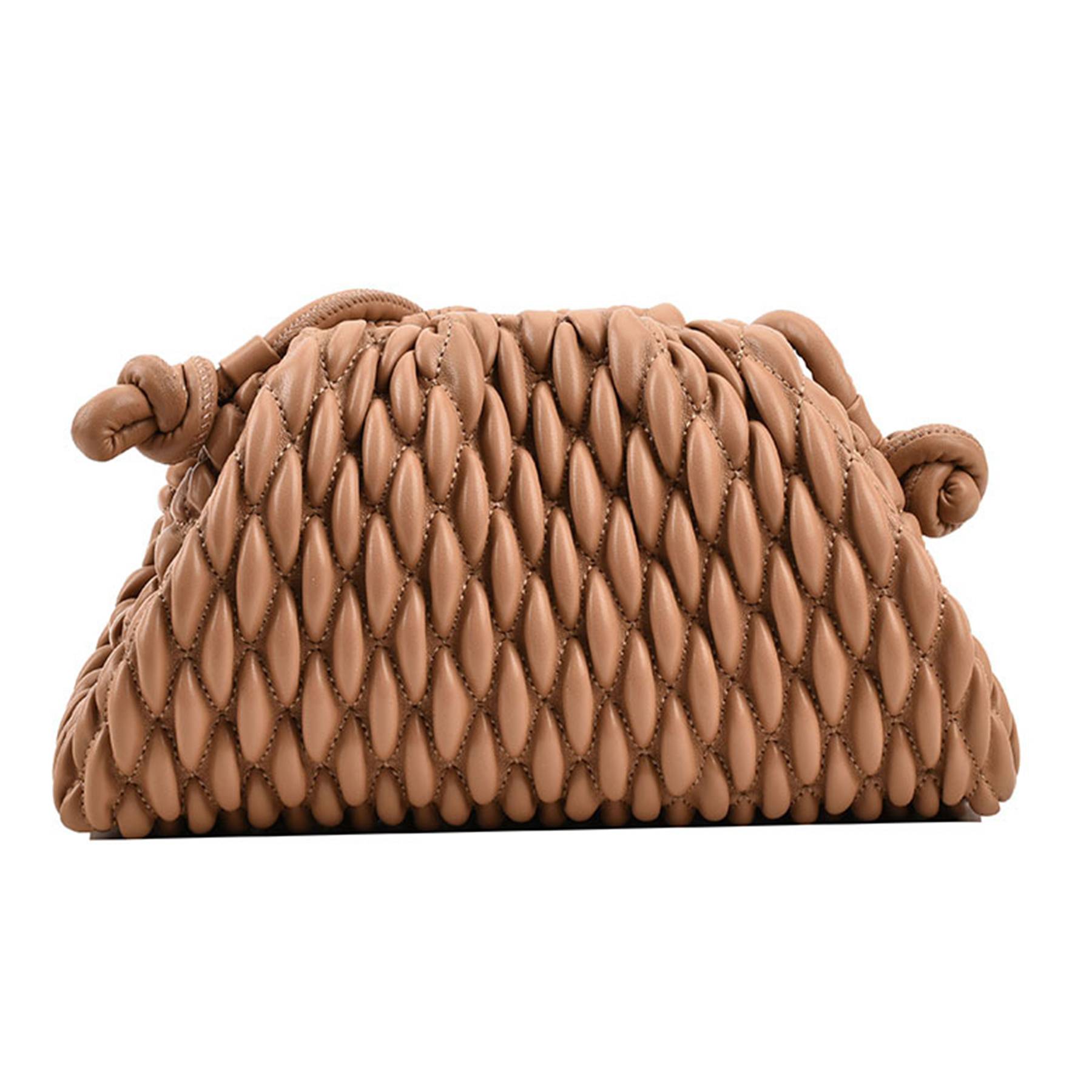 PU Crossbody Purse Quilted Clutch Handbag for Women 5