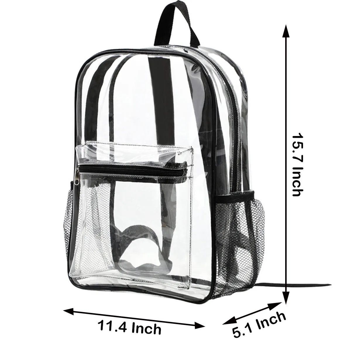 Clear Backpack Heavy Duty PVC Transparent Bag 3