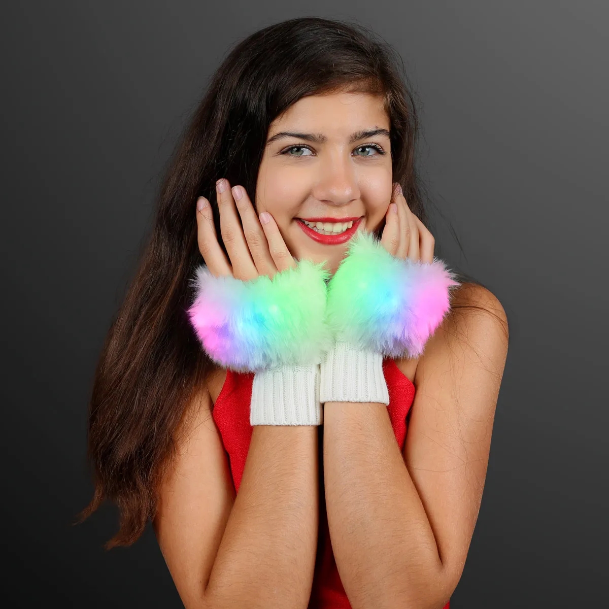 Fingerless LED Gloves 3