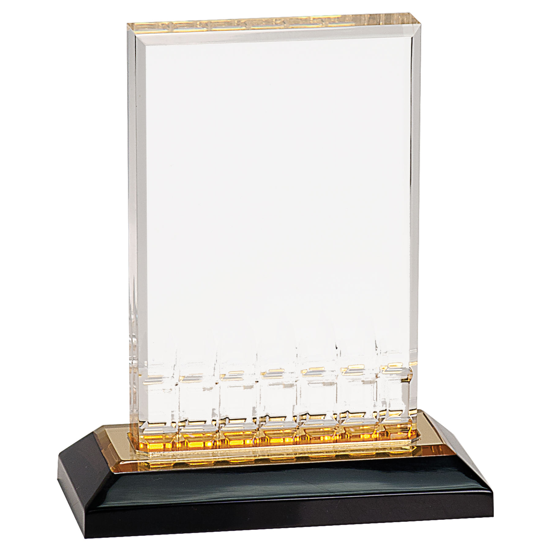 5" x 6" Gold Mirage Impress Acrylic Award