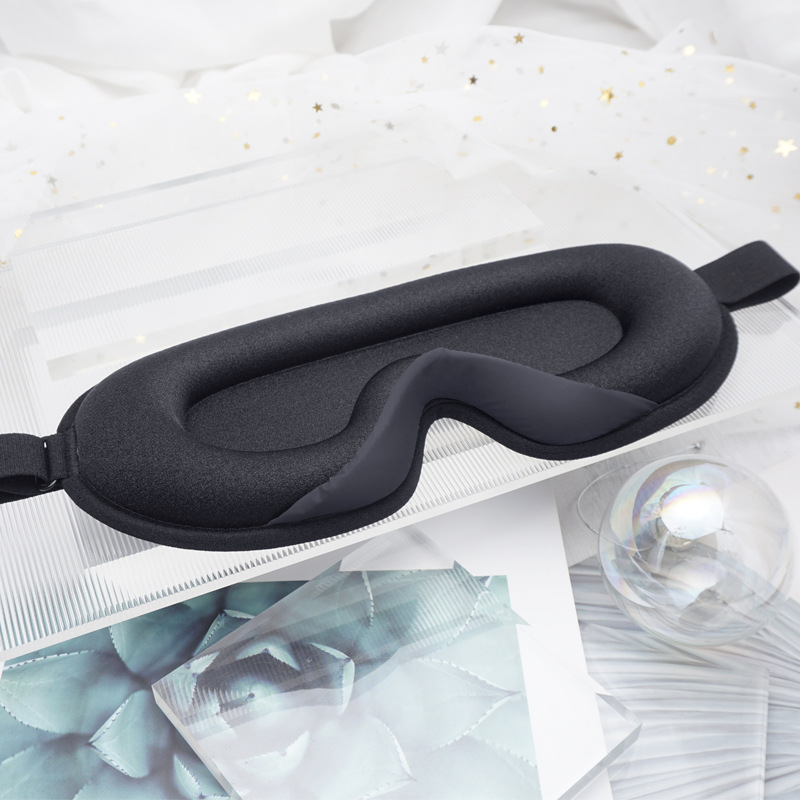 3D Contoured Cup Sleep Mask W/ Adjustable Strap 4