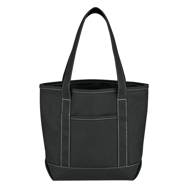Aesthetic Tote Bag with Outer Pocket 4