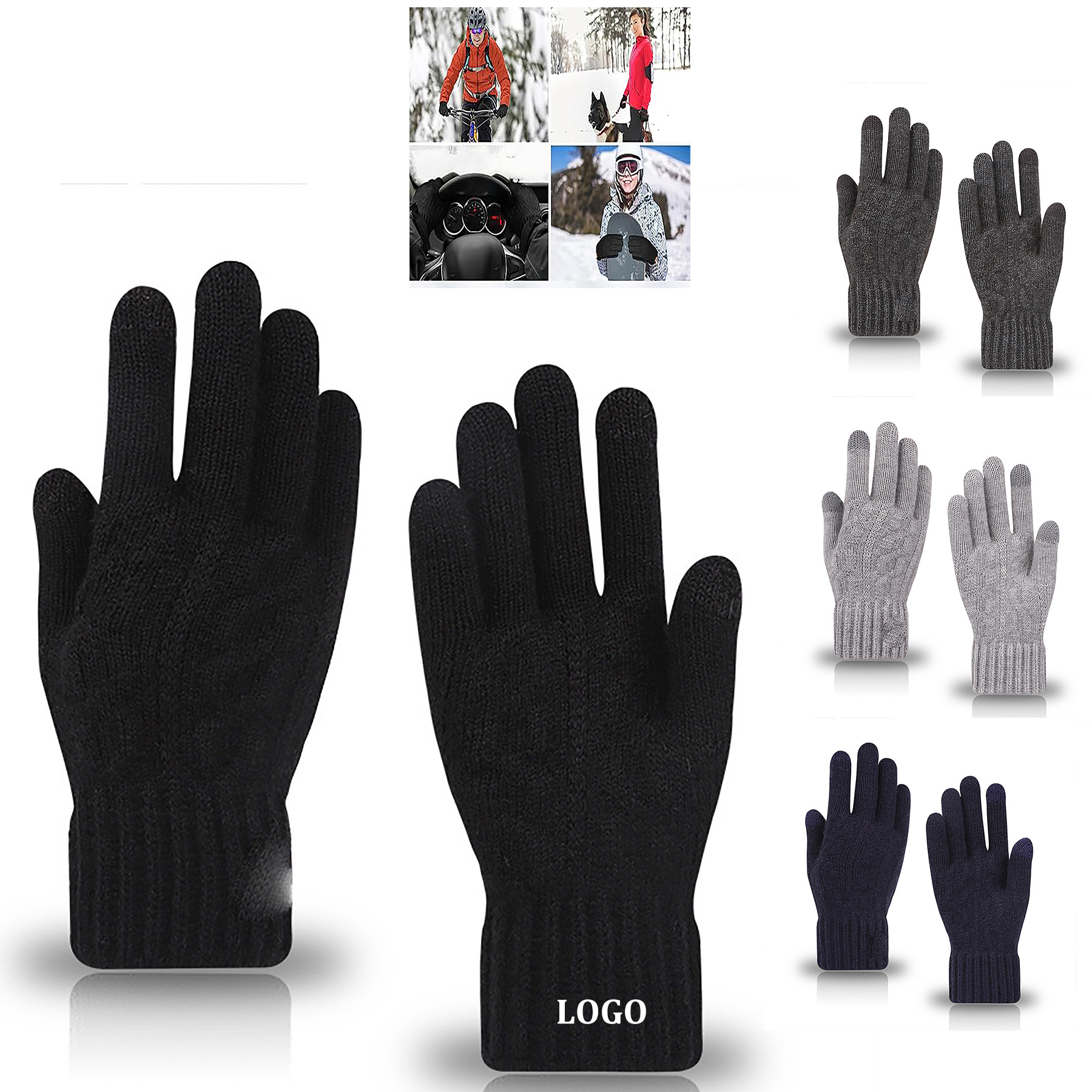 Winter Thermal Knitted Gloves 4