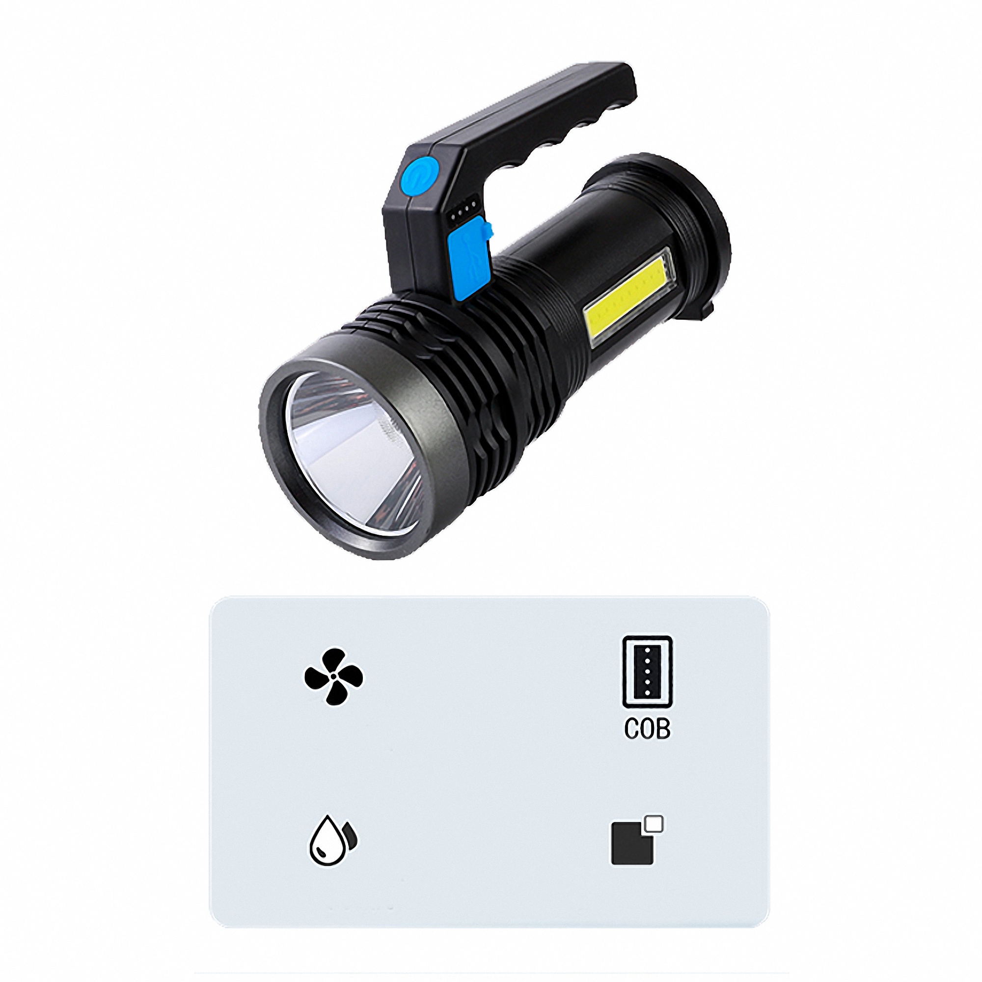 Rechargeable Handheld LED Flashlight 5