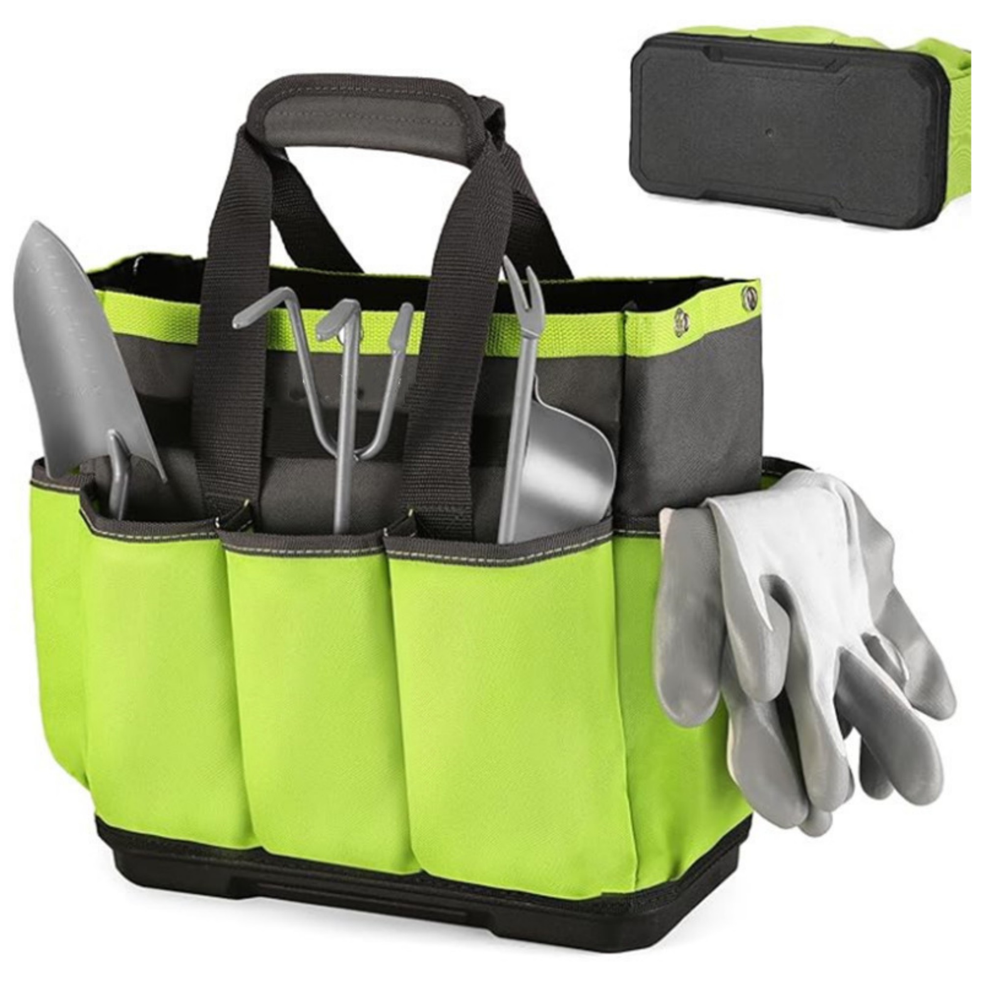 Garden Tool Bag With Waterproof Plastic Base 3