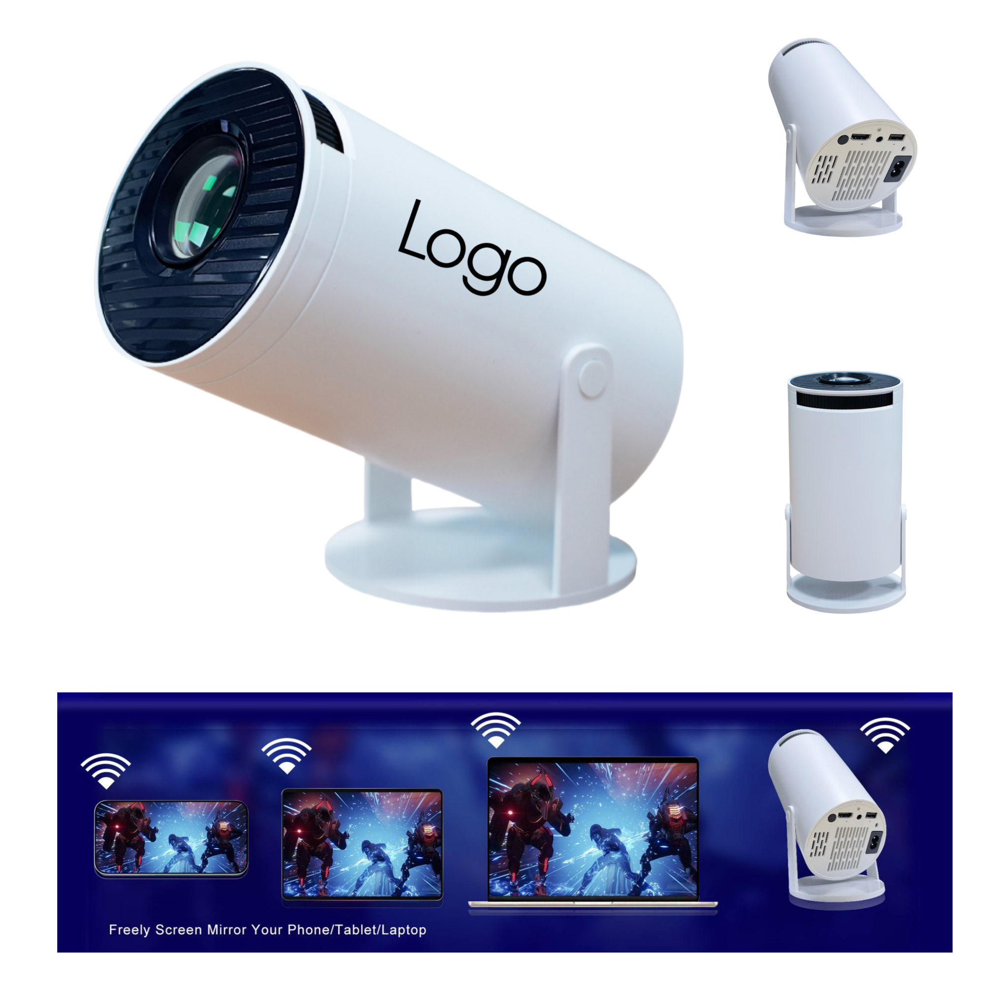 HD Wireless Screen Mirroring Projector 1