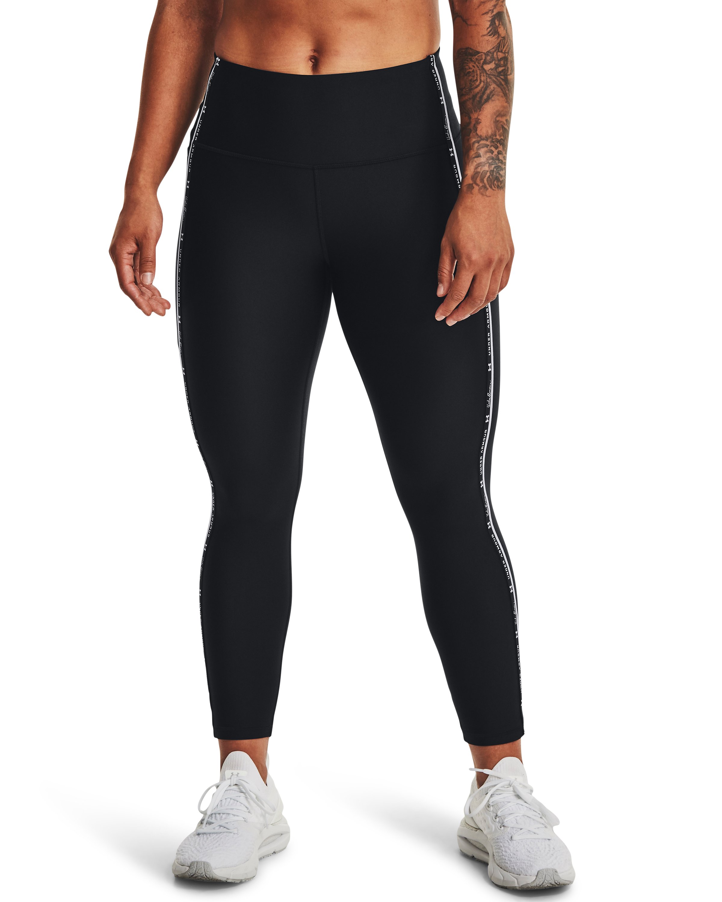 HeatGear No-Slip Waistband Women's Ankle Leggings 1