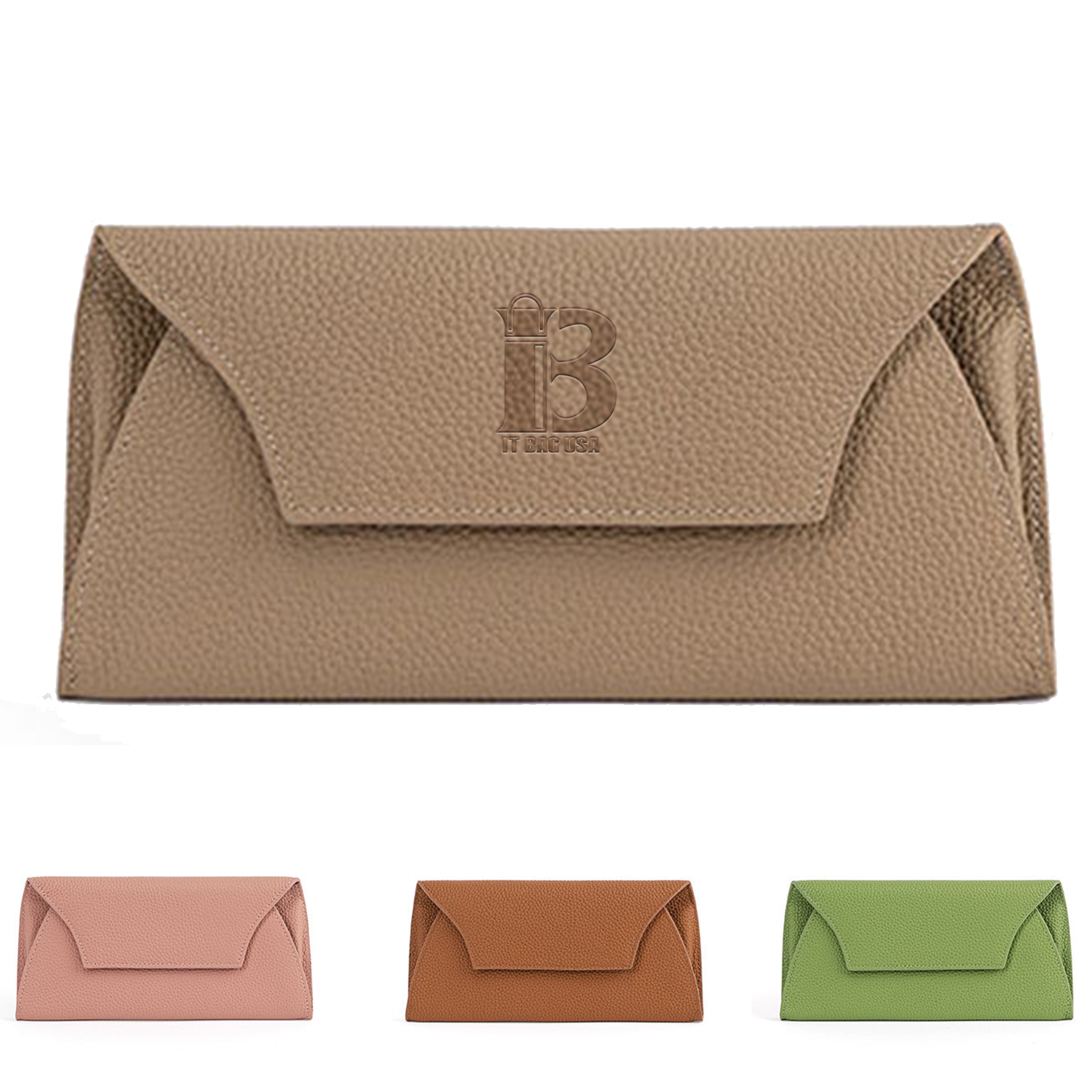 Ultra Slim Thin Genuine Leather Womens Wallet 2