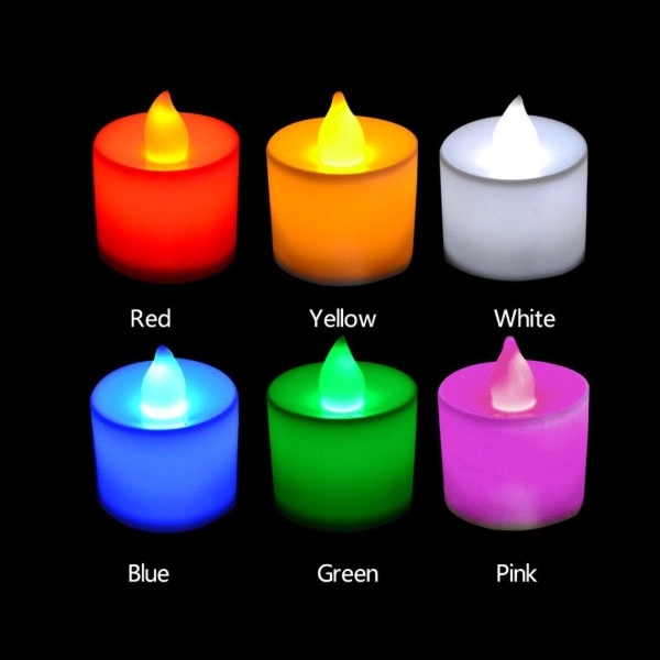 LED Flameless Tealight Candles Light 9