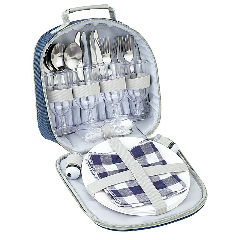 Haywood 4 Person Trolley Picnic Bag 8
