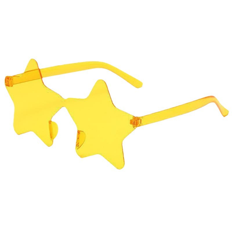 Star Shaped Rimless Sunglasses for Traveling 10